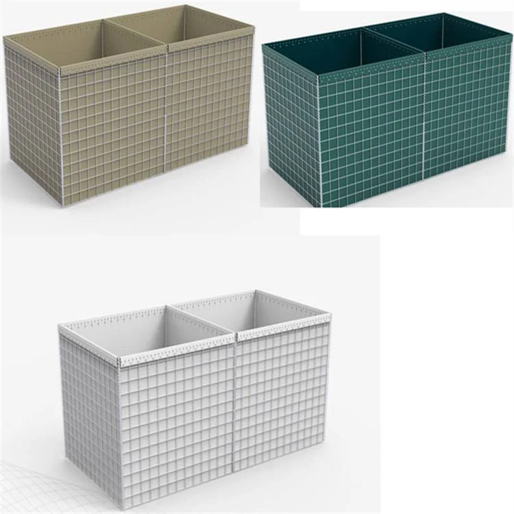 welded mesh flood control barriers galvanized welded wire mesh defensive bastion barriers