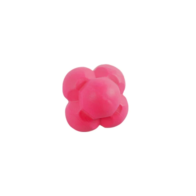  Custom Logo Silicone Handheld Massage Hexagon Reaction Ball Random Bounce