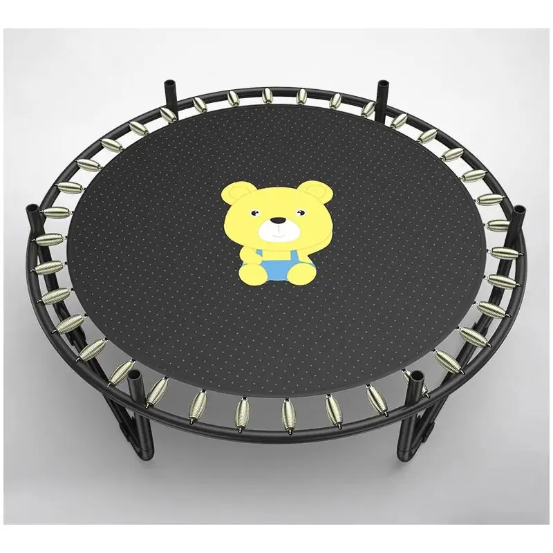 Trampoline For Kids  Round Jumping Bungee Trampoline Gym Commerical Park for Adults