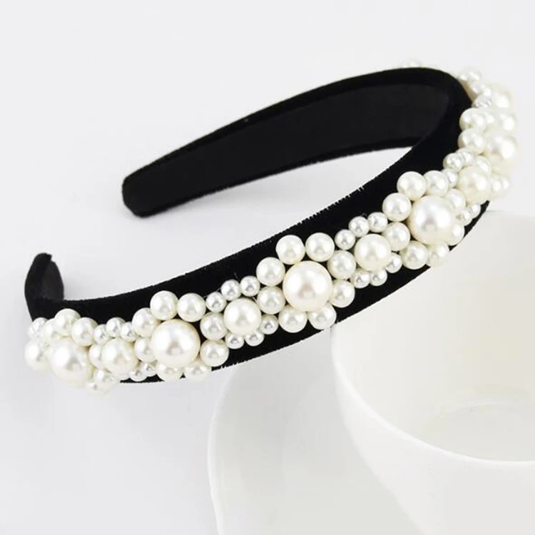 
Vintage luxury Handmade rhinestone girls headband crystal hair band 1920s headband 