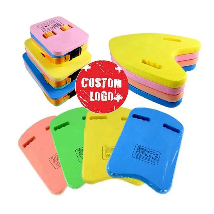 Wholesale Softy Material kid Fitness Sports Skimboards Surfboards A shape eva foam swim Kickboard For Better Swimming Enjoyment