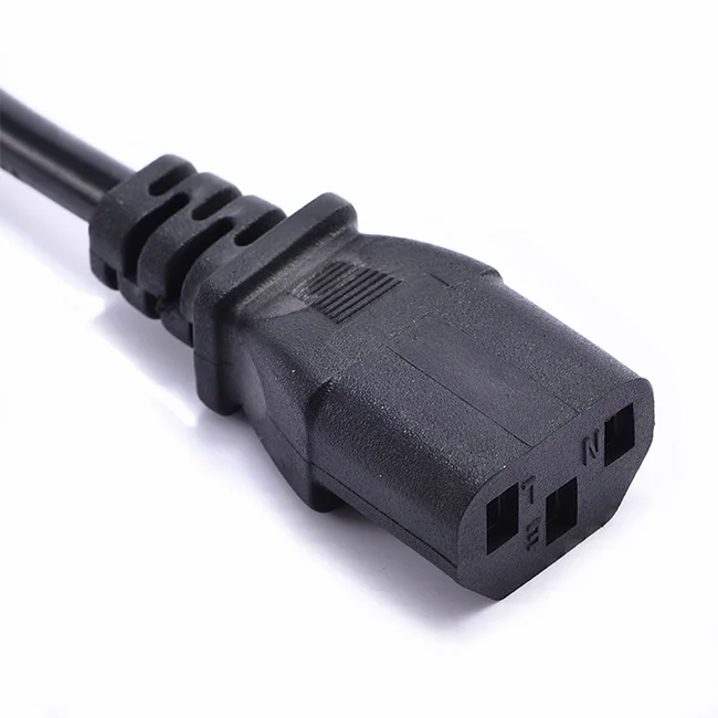 EU Monitor Power Cord Europe Schuko CEE7/7 Plug to IEC C13 Power Cord Suitable for use as a Europe PC Computer Power Cord
