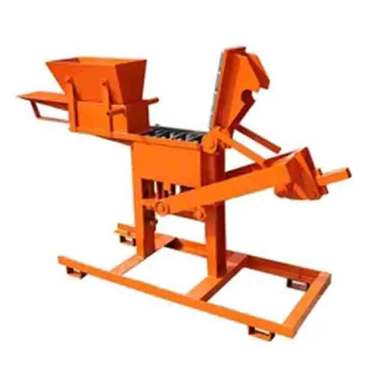 2-40 manual hand press mud earth block making machine Small clay brick machine