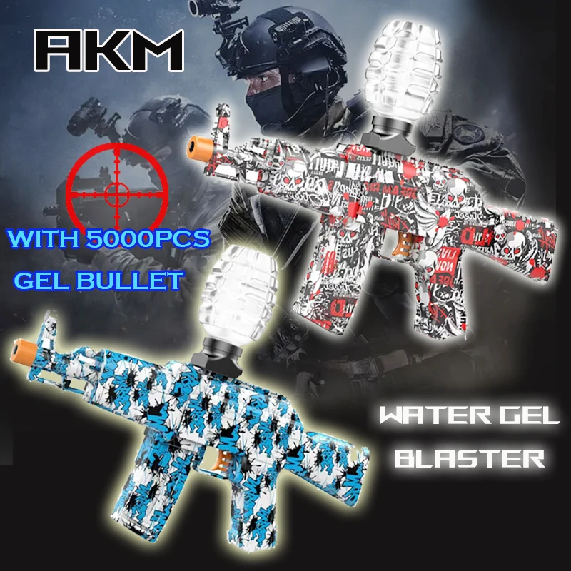 2022 Amazon Best Sell Outdoor Automatic AKM,M416,AK47,MP9,P90 Gun Gel Blaster