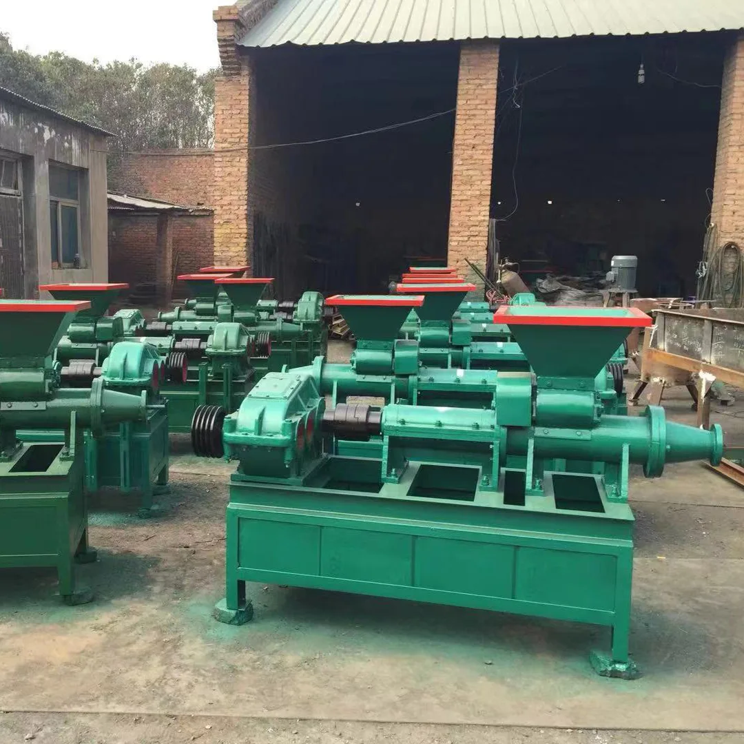 XDEM Charcoal Briquette Machine Coconut Husk Wood Briquette Making Equipment Coal Extruder Production Line