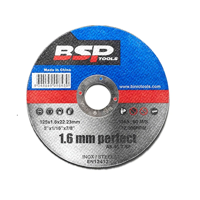 MPA PRO 125mm cutting wheel aluminum oxide resin grinding wheel disc