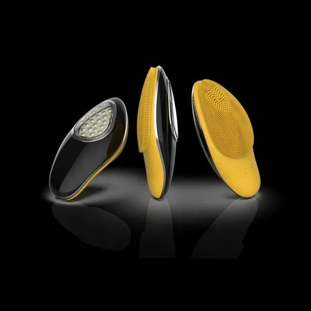 Custom Rechargeable Beauty Personal Care Deep Cleansing Mini Waterproof Wireless Sonic Electric Silicone Face Cleaning Brush