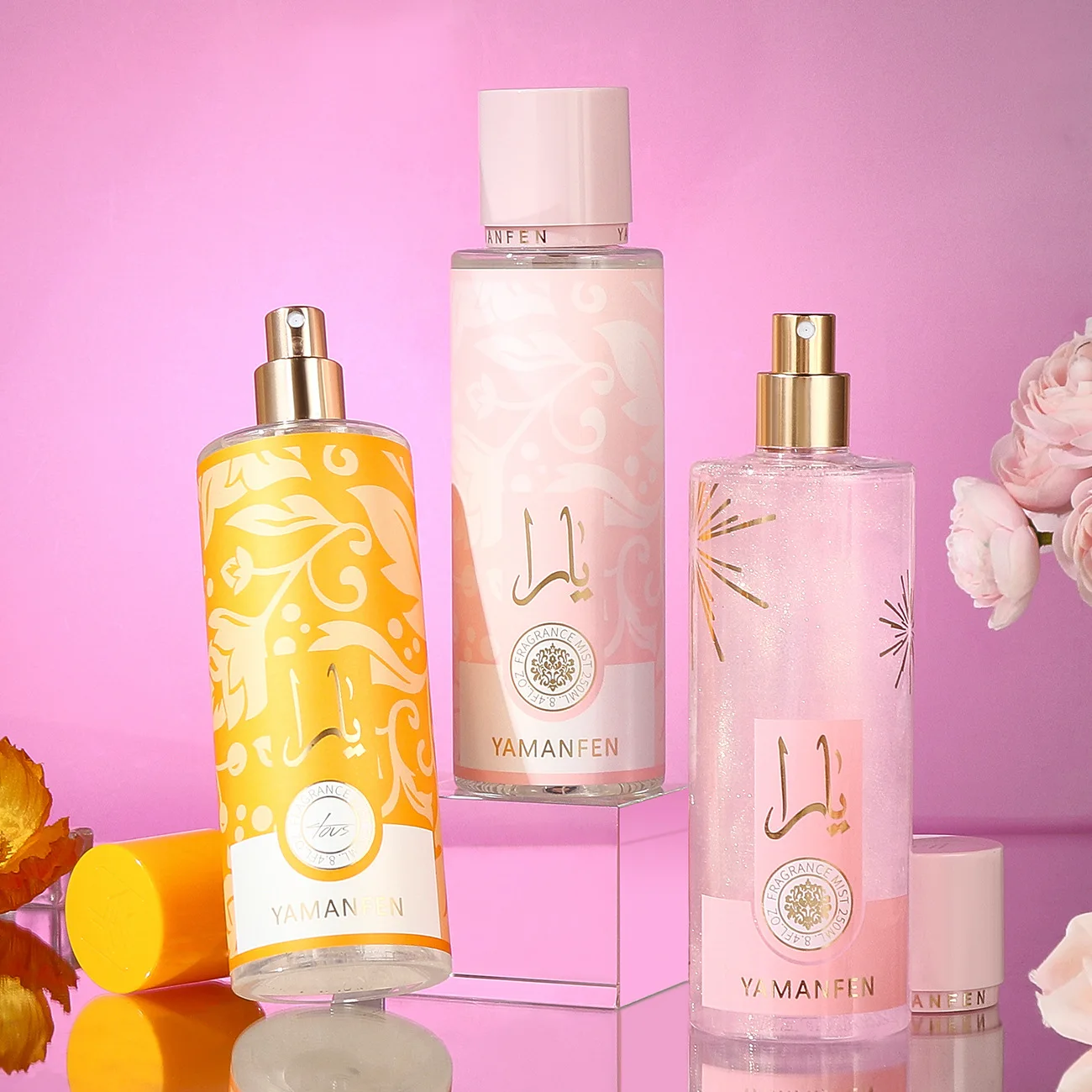 OEM 250Ml Women Perfume Bulk 8 Styles Lady Parfum Long Lasting Fruity Floral Fragrance Mist Body Spray daily care