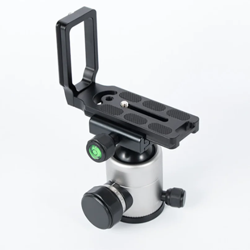 Оптовая продажа, Аксессуары для камер, регулируемый L-образный быстроразъемный зажим пластины с горячими ботинками для штатива цифровой зеркальной камеры