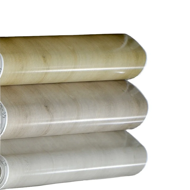 Newest design pvc film furniture decorative films wood grain pvc film for SPC Flooring