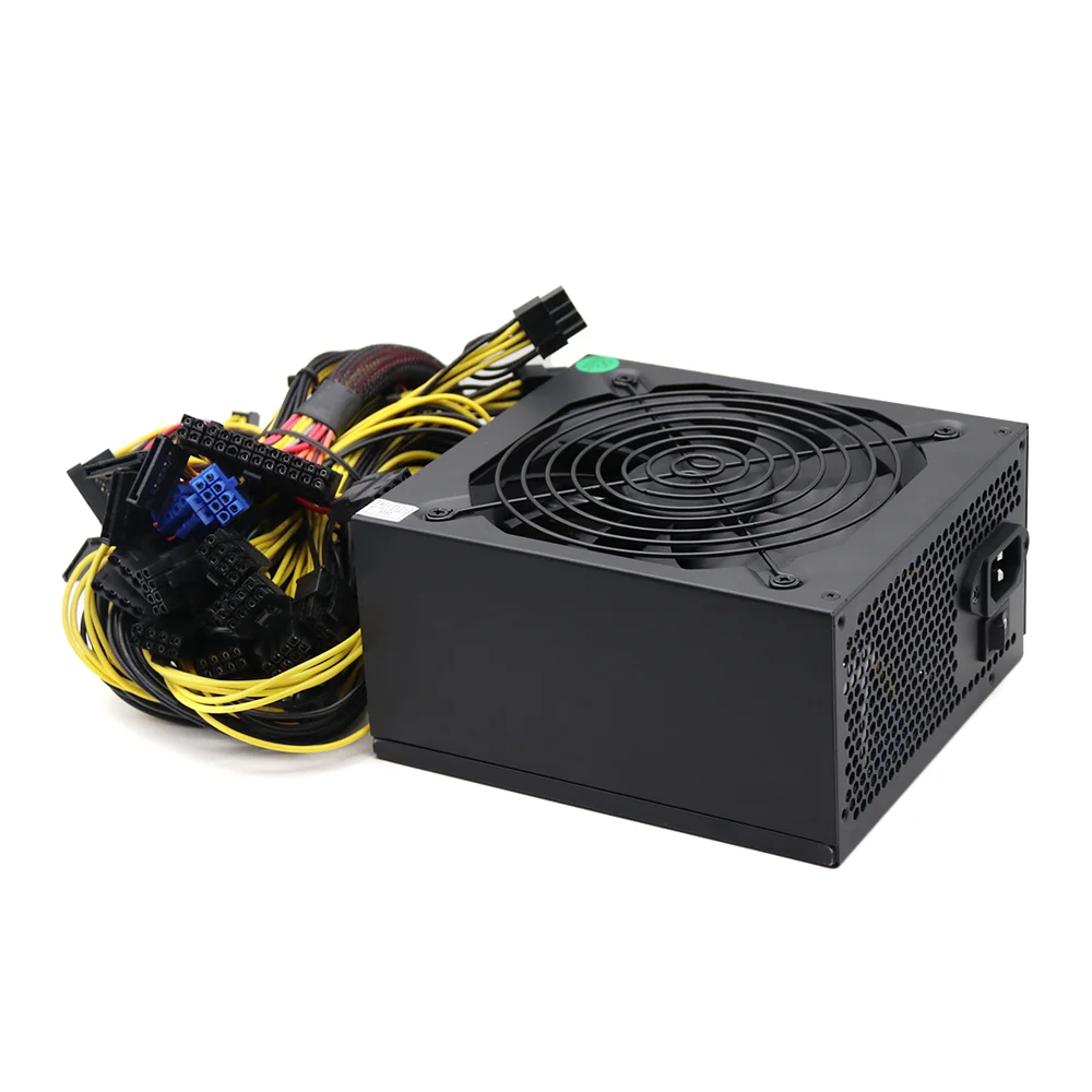 ATX desktop assembly compute PSU 1600W 100% full non modular switching power supply for Support 8gpu