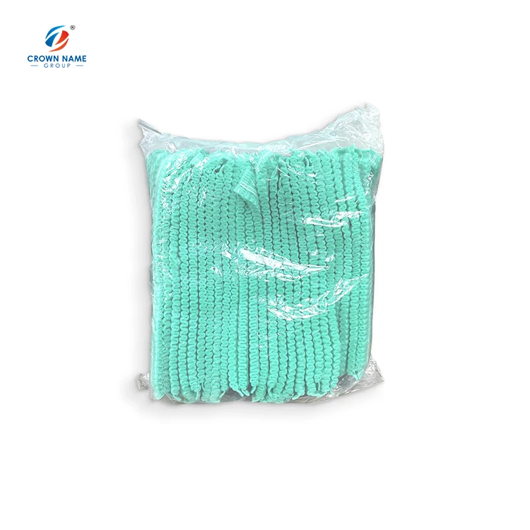 Food Factory SPA Hair Net Head Cover Non Woven Disposable Mob Cap