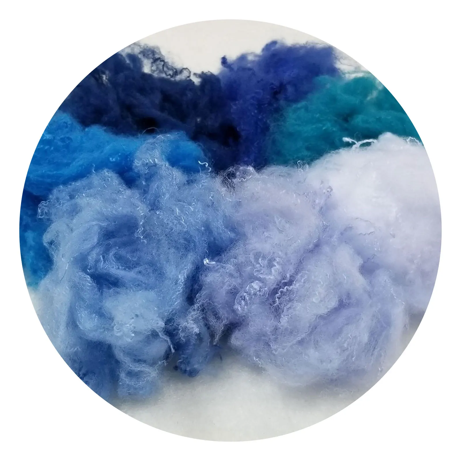 Direct spinning stuffing Polyester fiber virgin hcs polyester staple fiber fill 7D 15D*64mm for mattress to fill pillow