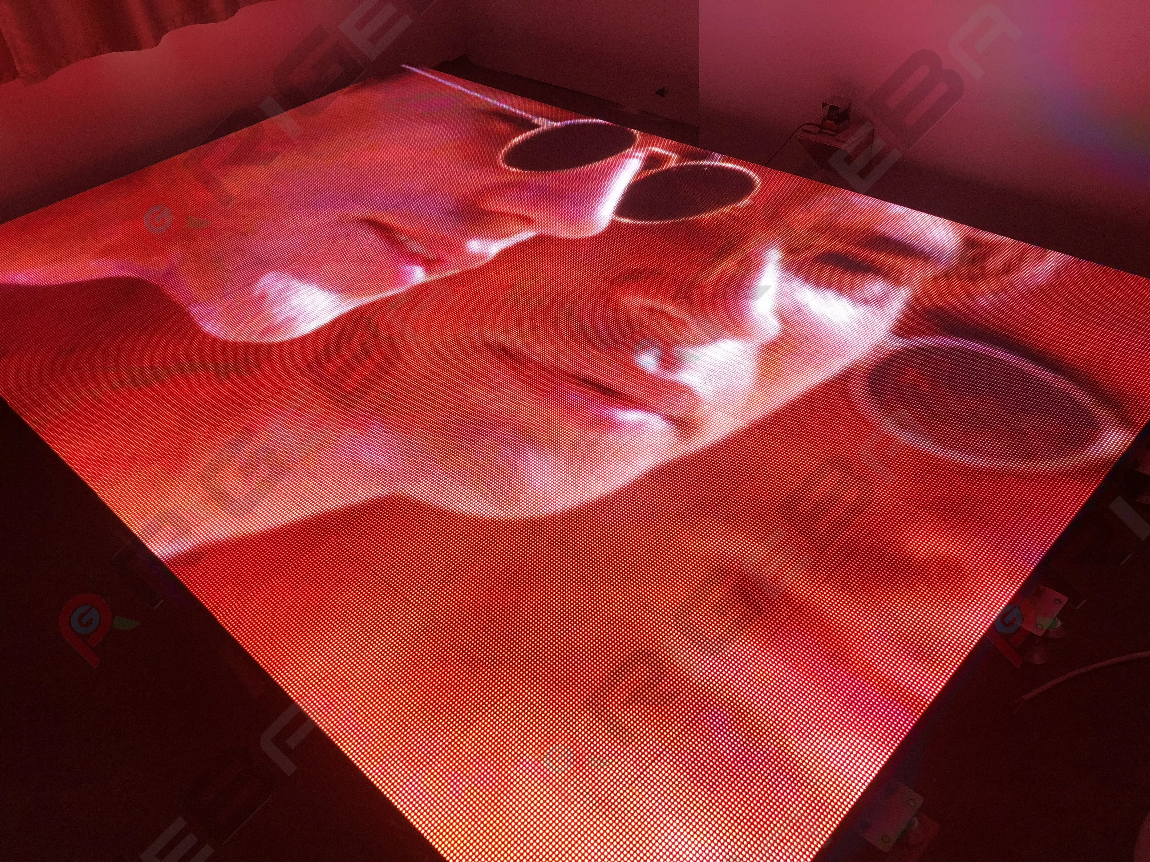 rigeba disco dj stage popular P6.25 led video interactive dance floor for party events