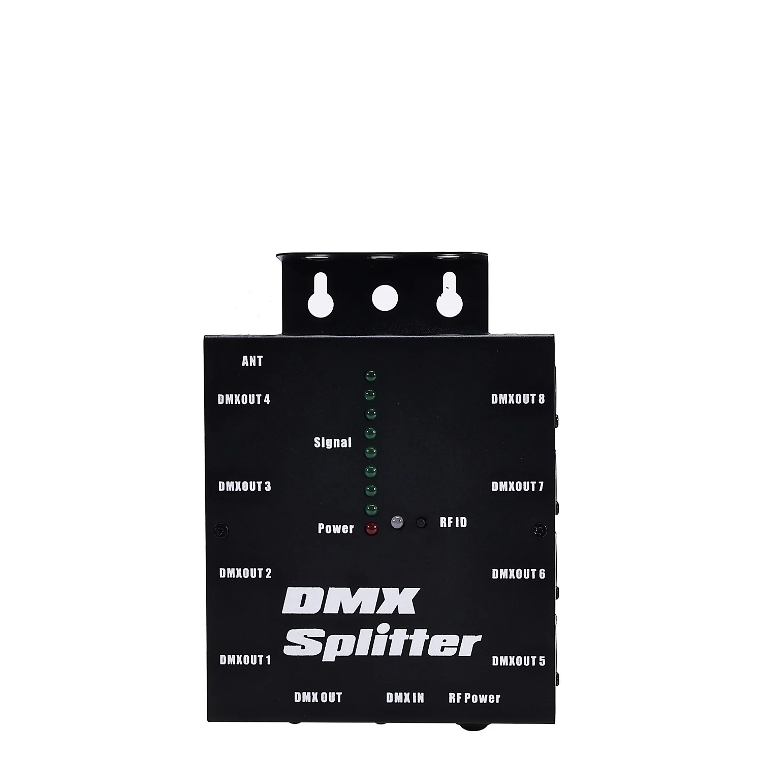Wire DMX512 Signal 8 Way Amplifier 8CH DMX Splitter For DMX Transmitter/Receiver/Console