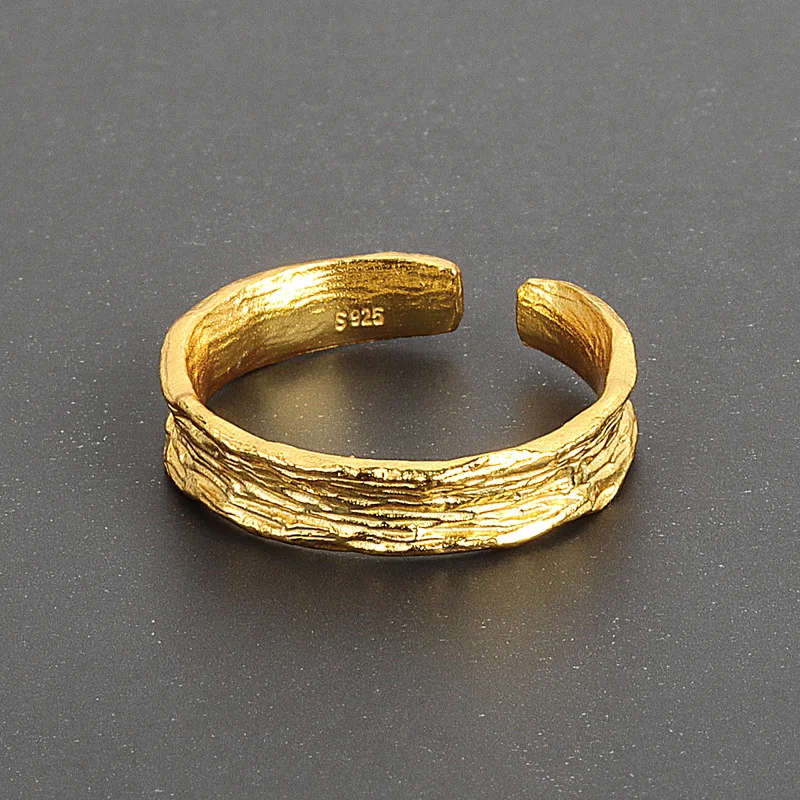 Hot Selling Minimalist Versatile Twist Chain Ring gold vintage rings Open Chain wedding gold ring set