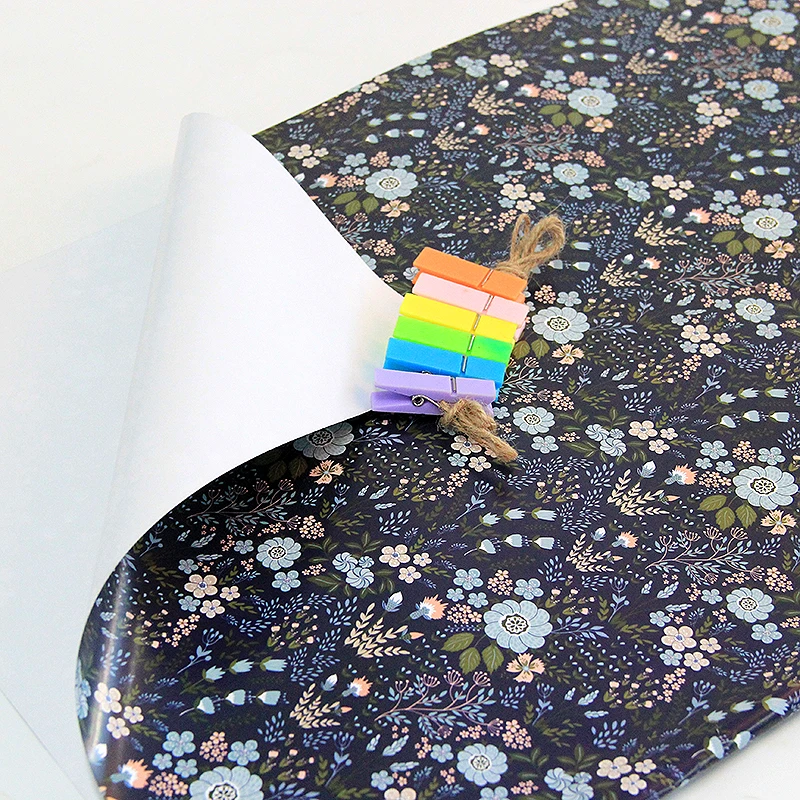 
Fashion design wholesale custom printing brand logo gift wrapping paper sheets 