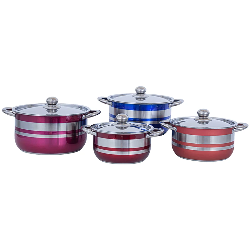 SS Handle Set Of Pots 20cm/22cm/24cm/26CM Desini Non Stick Kitchen Stainless Steel Neoflam Cookware Set Ceramic