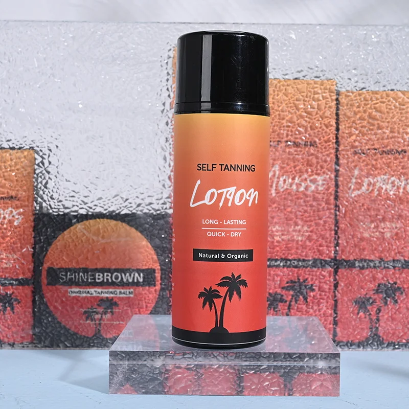 LYW Organic Body and Face Self Tan Mitt Mousse Cream Sun Tub Tanning Gel Fake Spray Oil Tanning Lotion
