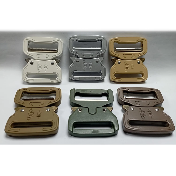 waterproof 50mm adjustable shoulder strap buckles clasps for leather bags 2 inch metal buckle for  belts & accessories