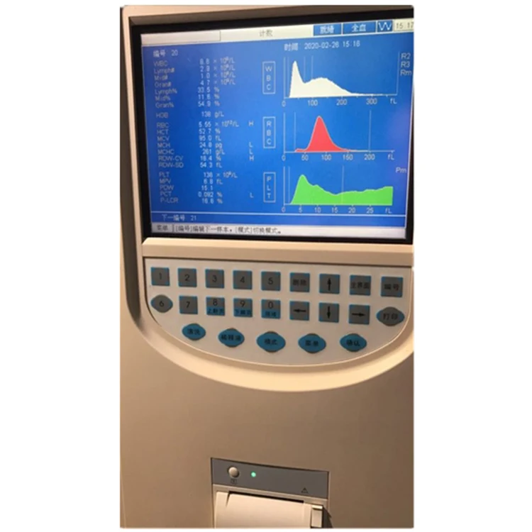 Being used Multipurpose3 partial ultrasonic blood reagent automatic mindray bc1800 three diff hematology analyzerr