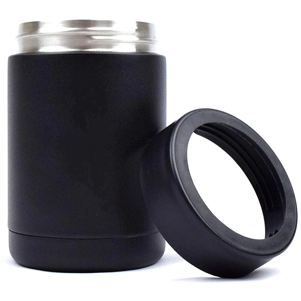 
ZongZheng 12oz Custom Vacuum Insulated Double Walled Stainless Steel Beer Can and Bottle Cooler With Beer Opener 