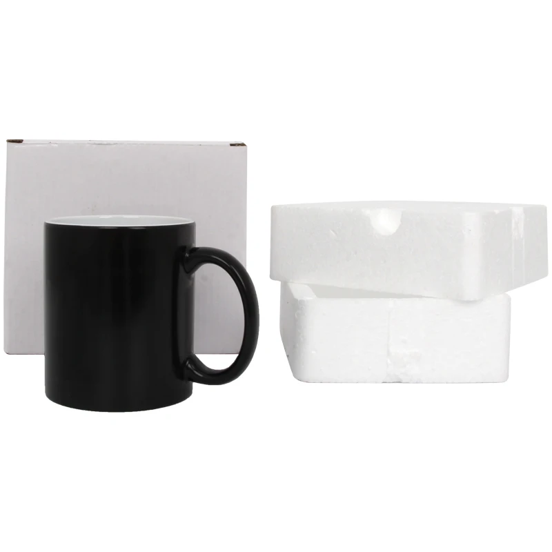 Новые Волшебные кружки 11 унций, кофейная кружка с изменением цвета, керамические сублимационные заготовки, кружка с меняющим цвет блестками для чая