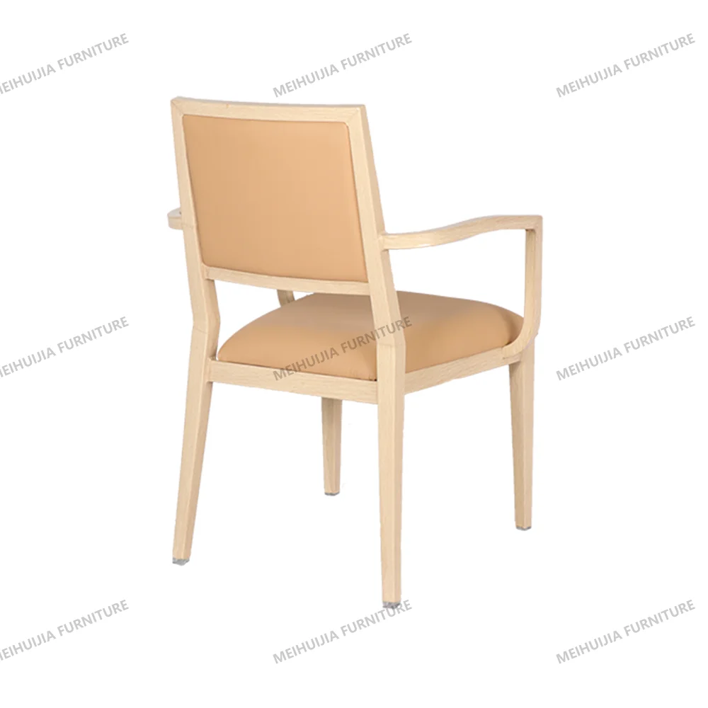 Hot Sale Factory Price Banquet Hall Use Aluminum Stackable Imitated Wood Dinner Chairs For Sale