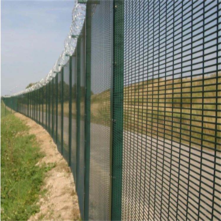 Anti-Cut PVC Coated Galvanized Fence Anti Climb 358 Metal Security Fence Panels