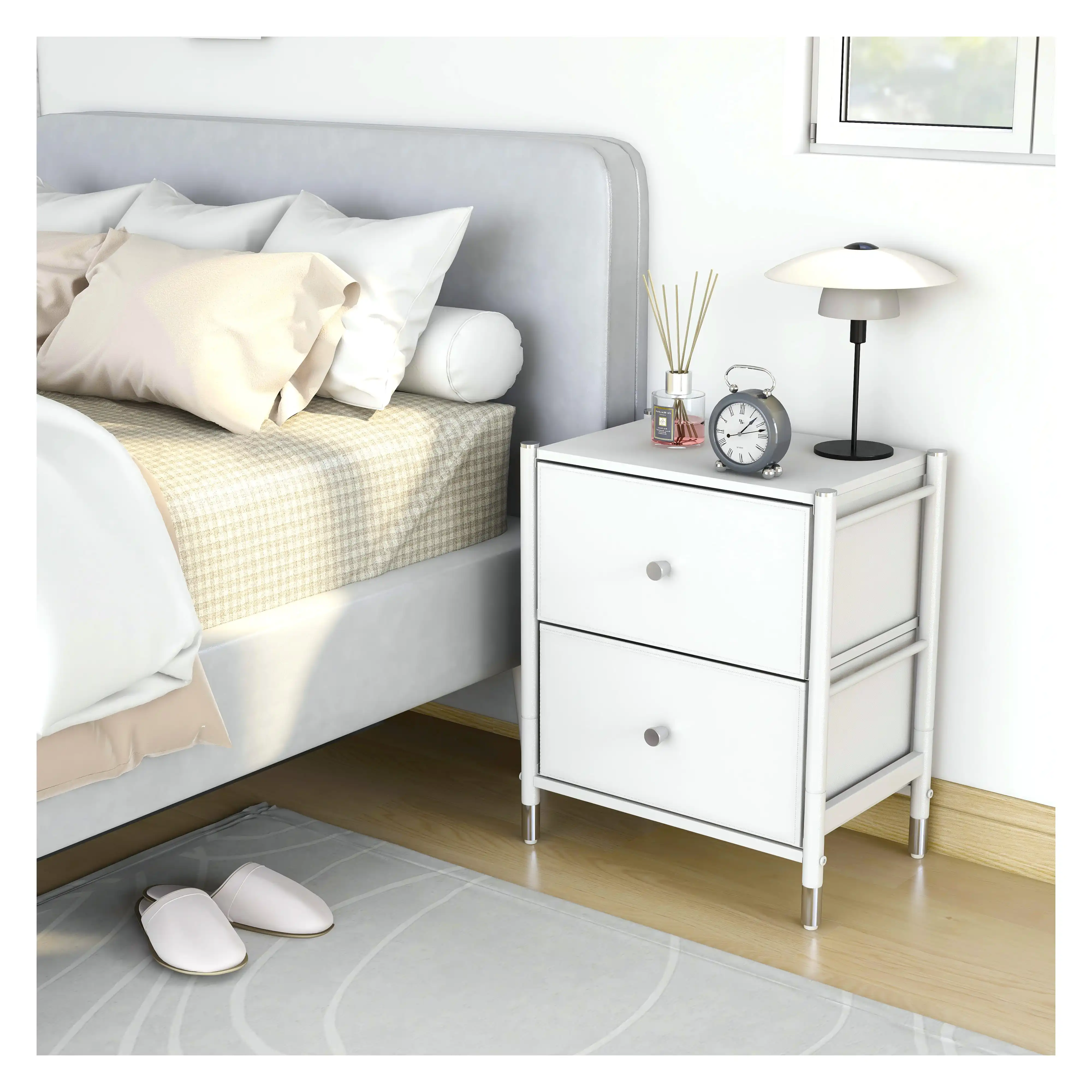 Foldable Drawer Dressers 4 Drawers Bedroom Furniture fabric storage dresser Storage Drawer Tower