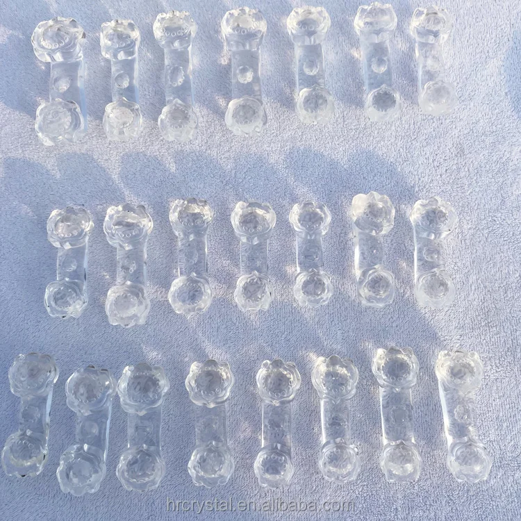 Healing Crystal Crafts High Quality Natural Clear Quartz Ru Yi Gemstone Crystal Carvings