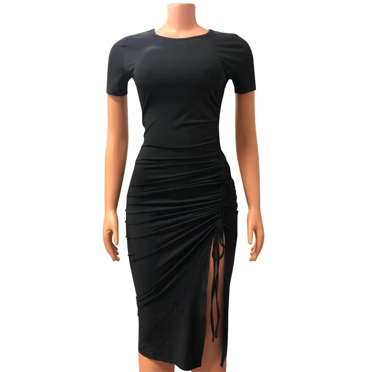 Bangkok dresses bundle wholesale clothing online full print smocked dress hollow out maxi dress