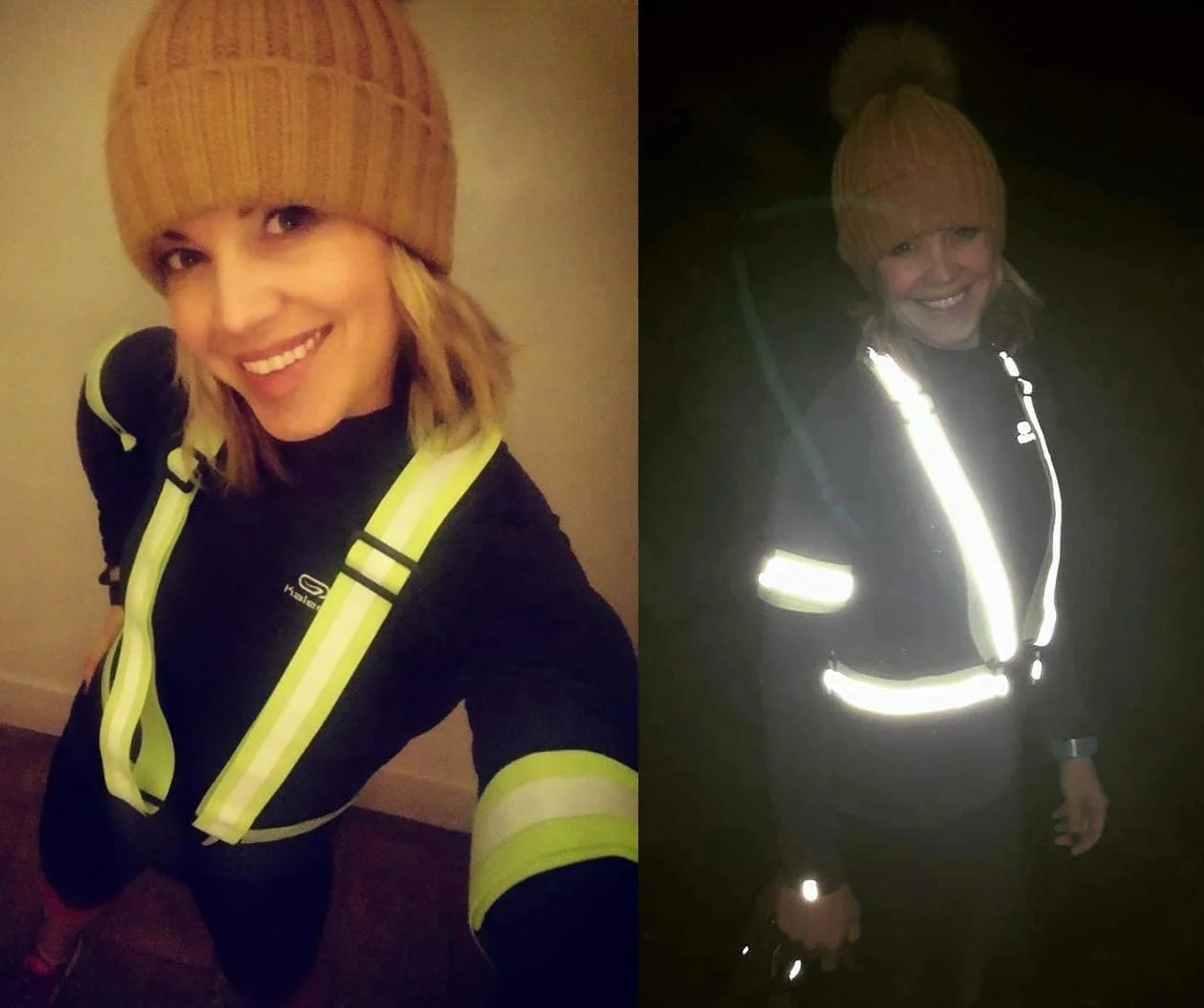 Reflective Fluorescent Belt | 360 degree Fluorescent Visibility, Lightweight, Reusable, Adjustable, Easy to Wear