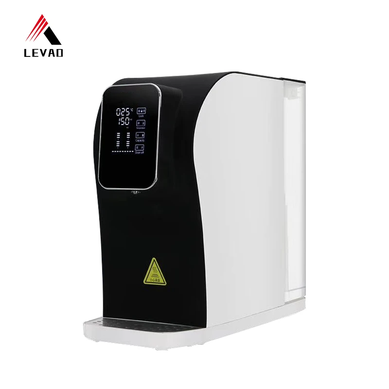 China desktop instant hot machine table top plastic electric water dispenser with RO filter purifier price
