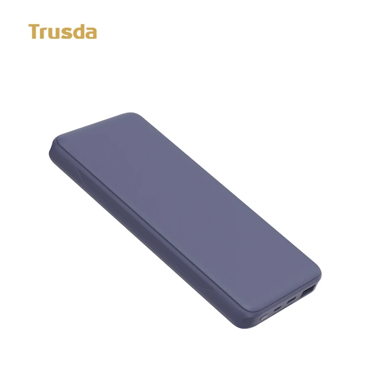 
Trusda CP4 Ultra slim popular 15000mah PD 18W fast charger power bank dual outputs 