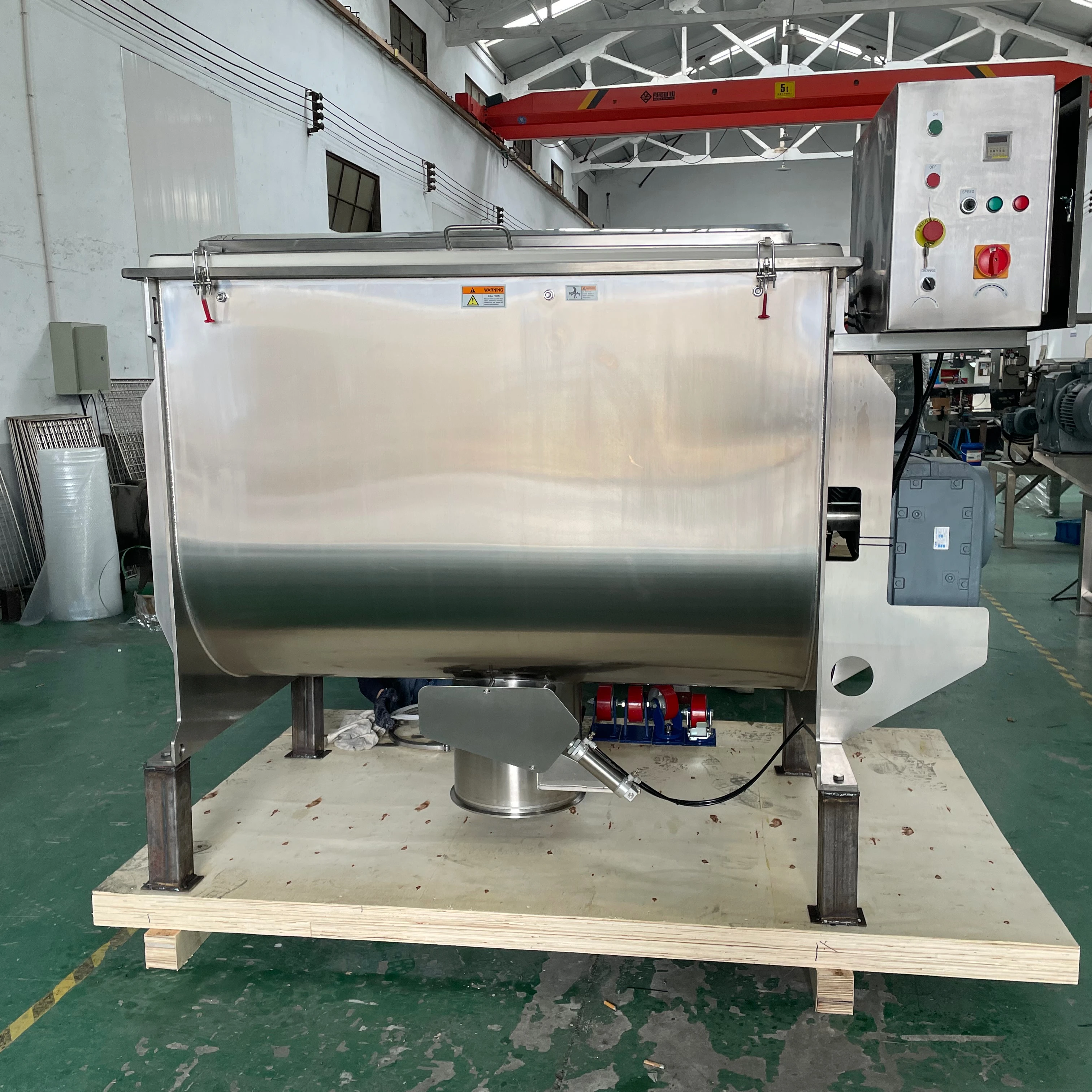 1000L double ribbon blender powder and liquid mixer for pharmaceutical condiment  chemical food industry  mixing equipment