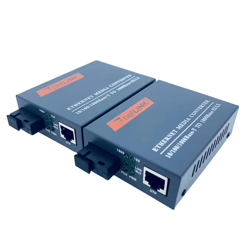 Netlink HTB-GS03AB 10/100/1000 Мбит/с Ethernet волоконно-оптический медиаконвертер, гигабитный одномодовый одноволоконный порт 20 км, 1,25 г