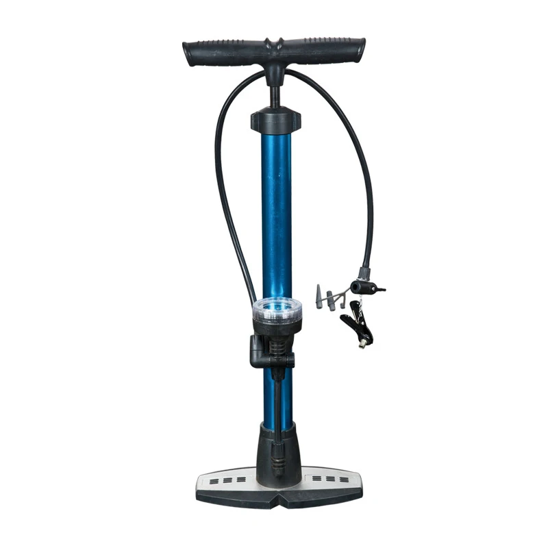 Aluminum alloy belt air pump, a universal air pump for new mountain bike and motorcycle tires.