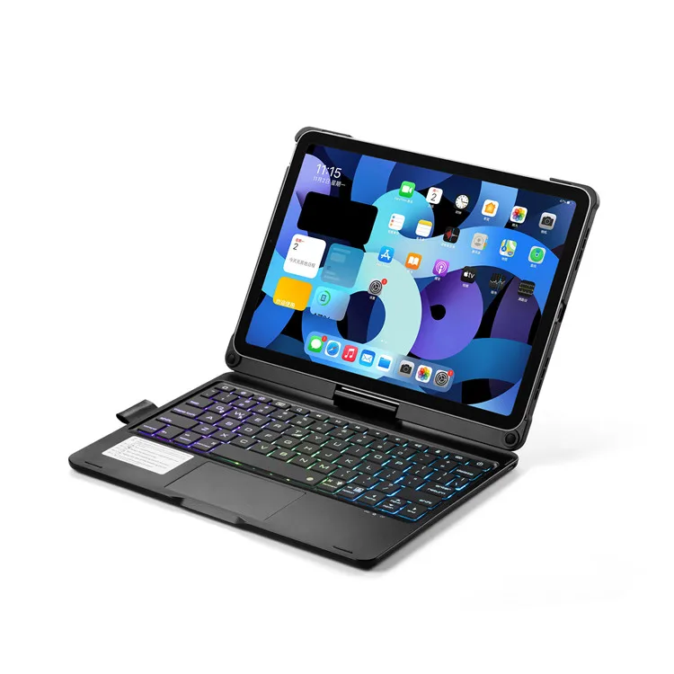  Bluetooth клавиатура для iPad 10 9 дюймов беспроводная сенсорная панель с 7 цветов