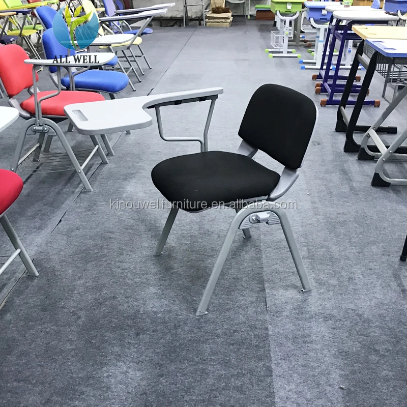 school furniture student chair with writing tablet