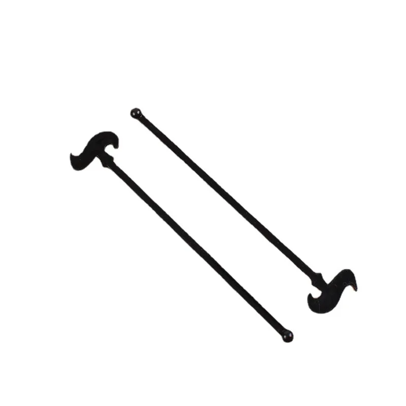 Custom Cocktail Muddler Metal Stainless Steel Stirring Rod Honey Stir Sticks for Coffee Sugar Stirrer Drinks Swizzle Sticks