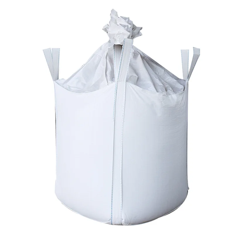500kg 1 Ton Fibc Bulk Bag Top Flat Bottom Grain Container Big Bag For Packaging And Transport