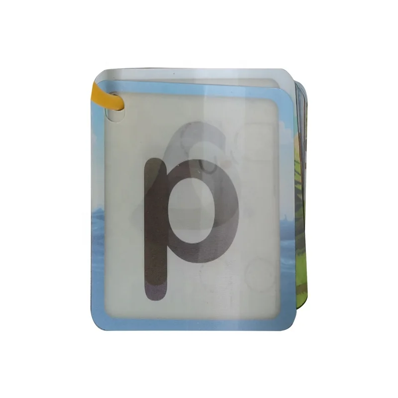 High Quality Factory Price 3D Lenticular Printing Flash Card 3d Study Hologram Sticker for Kids Education