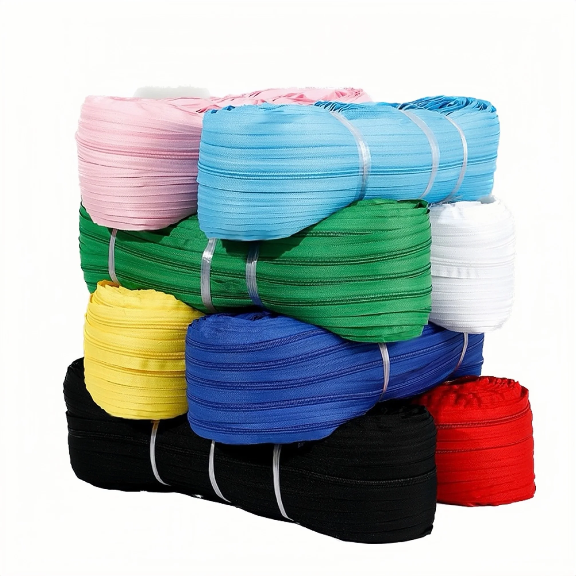 Wholesale Price Handbag Bag Nylon Zip Customized Sustainable Nylon Zippers for Clothes Metal 5 Zipper Plastic Zippers Roll