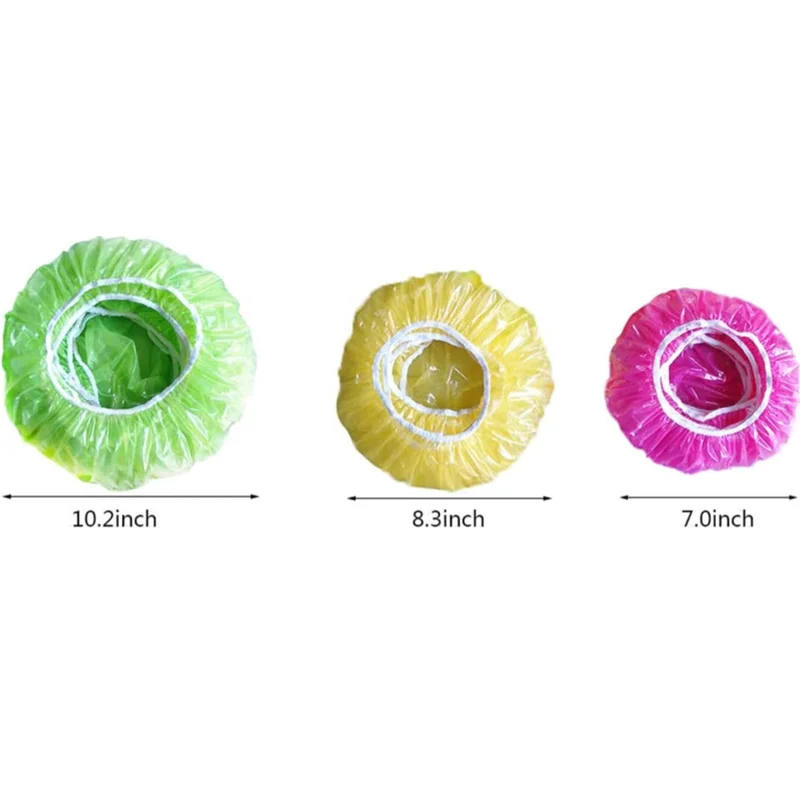 Многоразовые пластиковые крышки для хранения пищи, эластичные Красочные крышки для тарелок, пластиковые крышки для семейного пикника на открытом воздухе