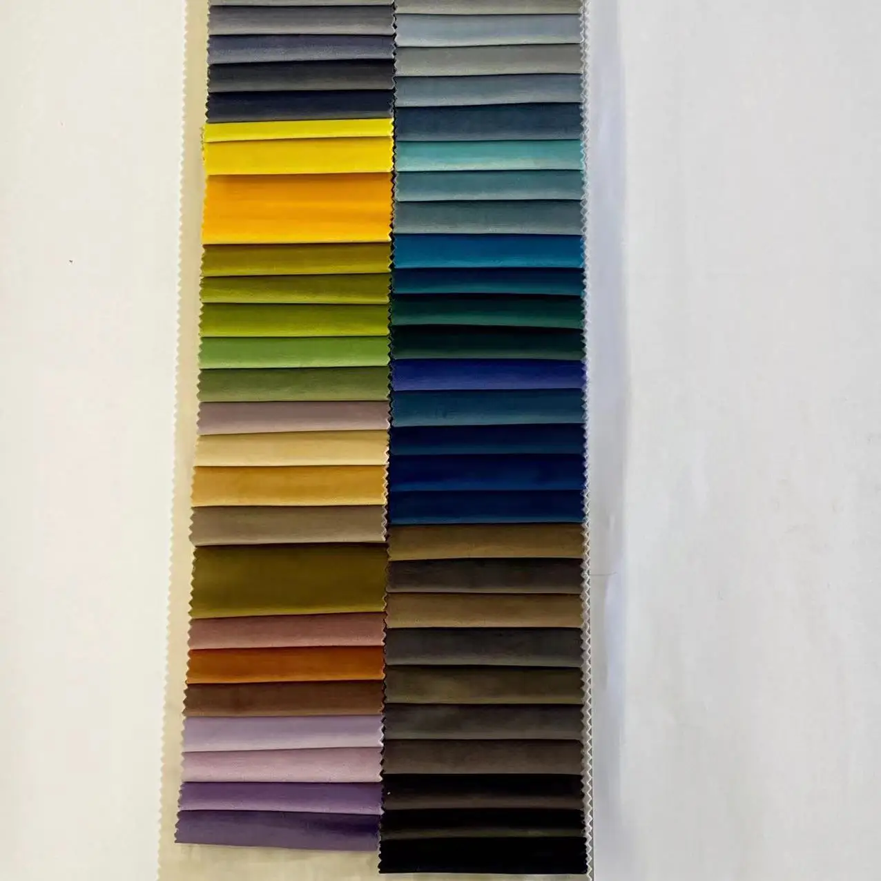 Sofa Fabrics Upholstery Cheap Price 100%Polyester Plain Holland Velvet Furniture Fabric Velour Fabric For Curtain