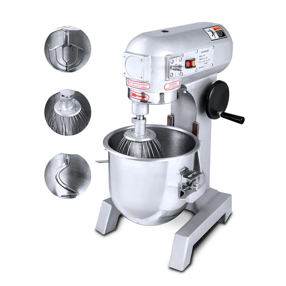 Factory Price Small Business 10L 15L 20L 30L Without Cover Food Mixer Bakery Dough Cream Blender