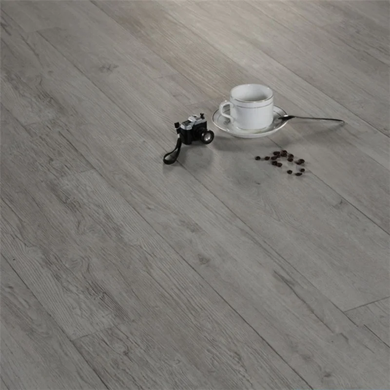 
UV coating grey wood design LVT click Eco pvc vinyl flooring 