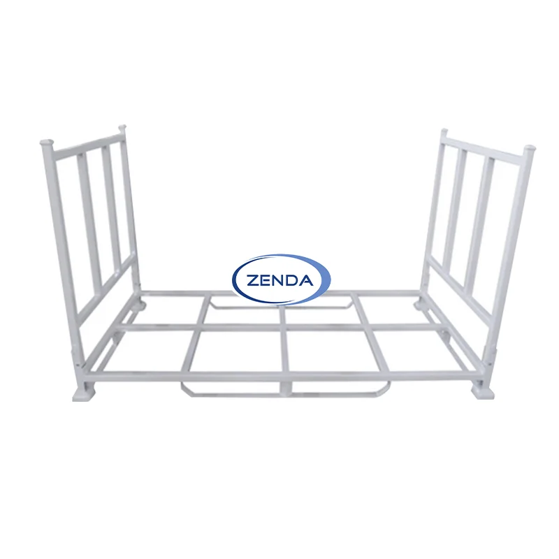 High Grade Heavy Duty Collapsible Pallet Warehouse Stillage Cage For Tyre Transportation