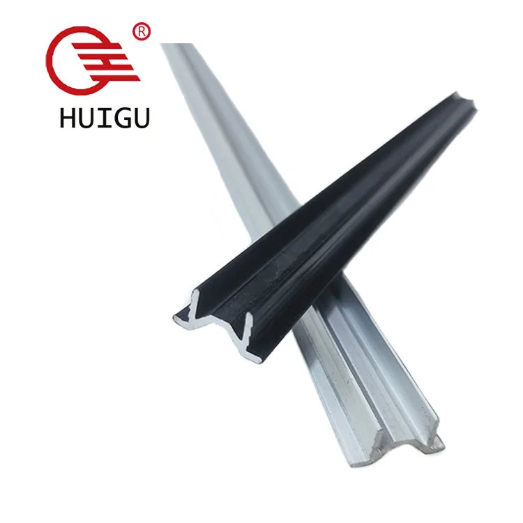 Upper rail/Lower rail Aluminum kitchen cabinet profile doors and windows for aluminum profile